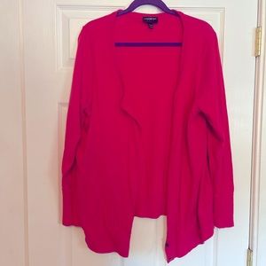 Coral Button Front Cardigan
